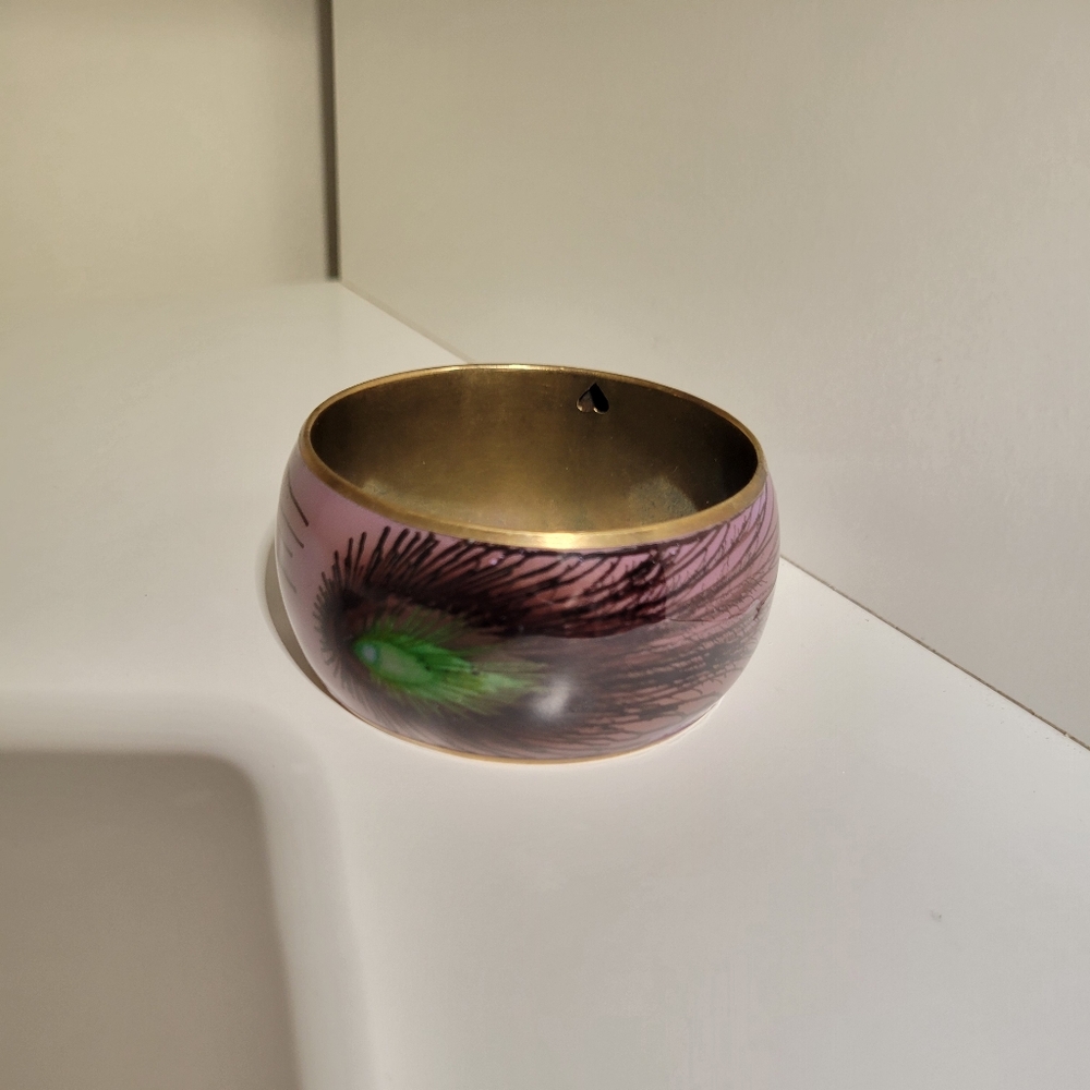 Peacock 🦚  brass bracelet bangle
